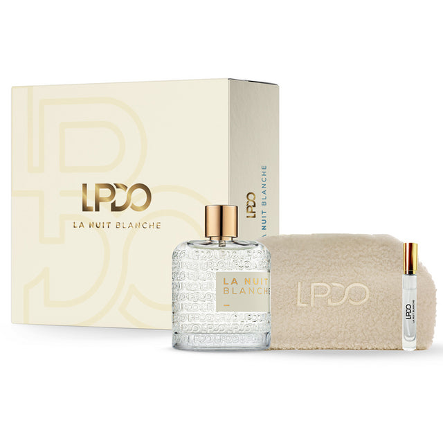 Cofanetto Bianco Latte LPDO (profumo 100 ml + profumo da borsetta + pochette elgante)