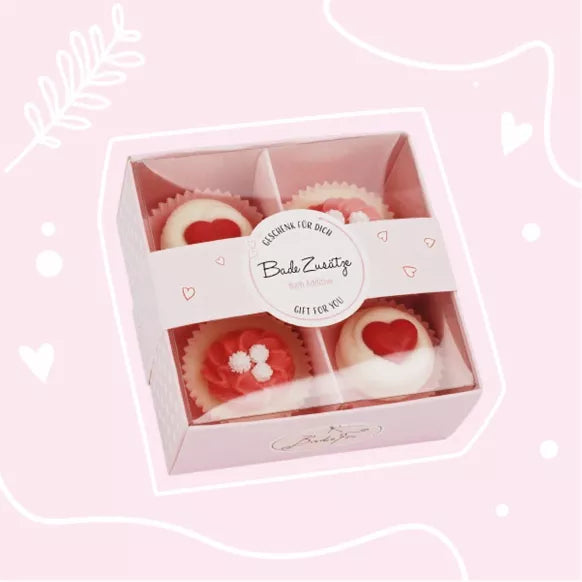Set 4 cupcake San Valentino