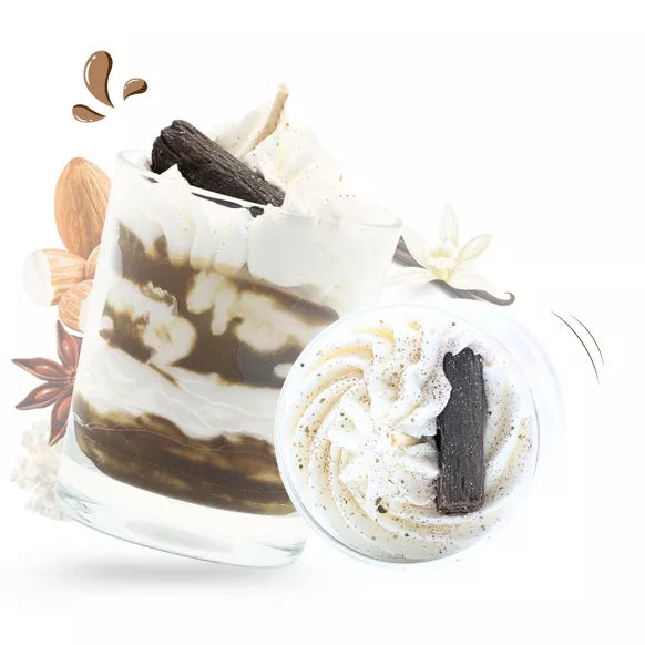 Candela gourmet tronchetto alla cannella