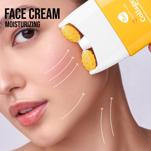 Crema viso antietà al collagene