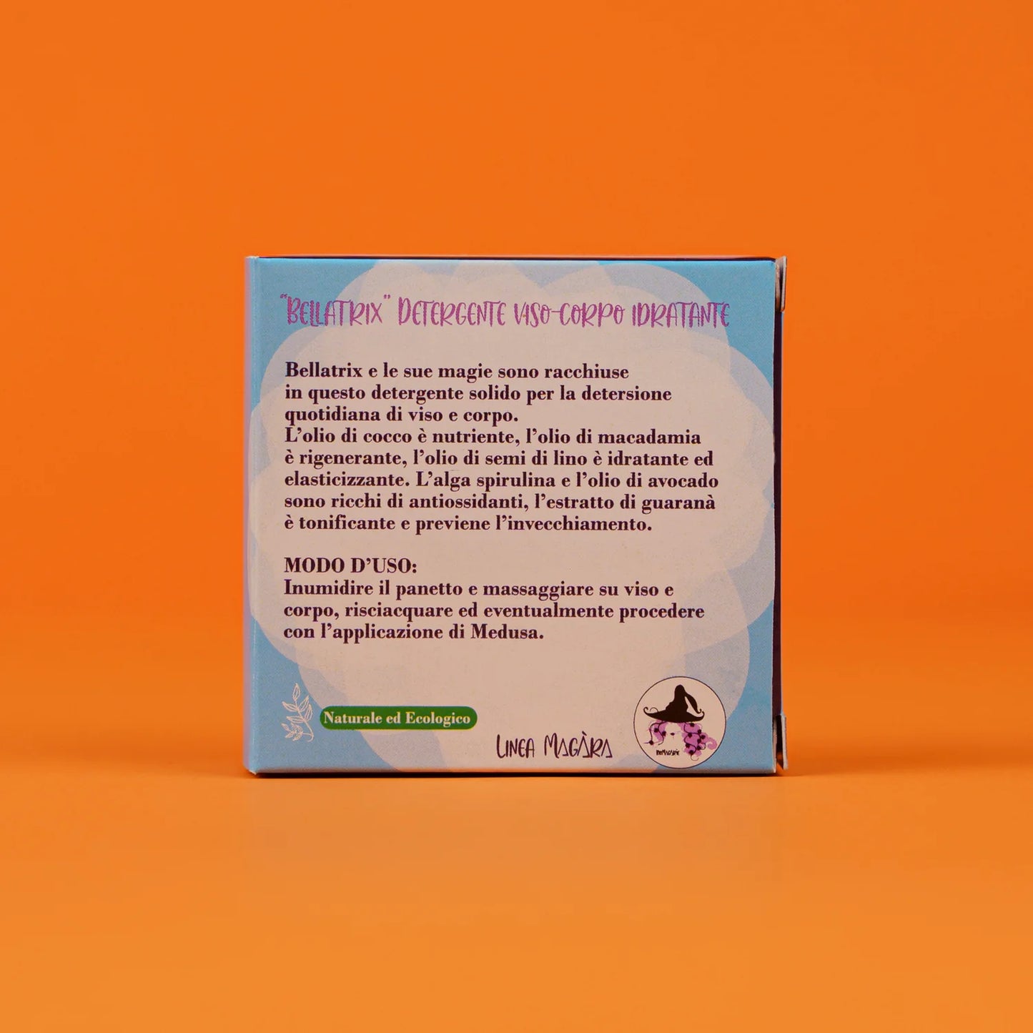 Bellatrix detergente viso e corpo idratante solido