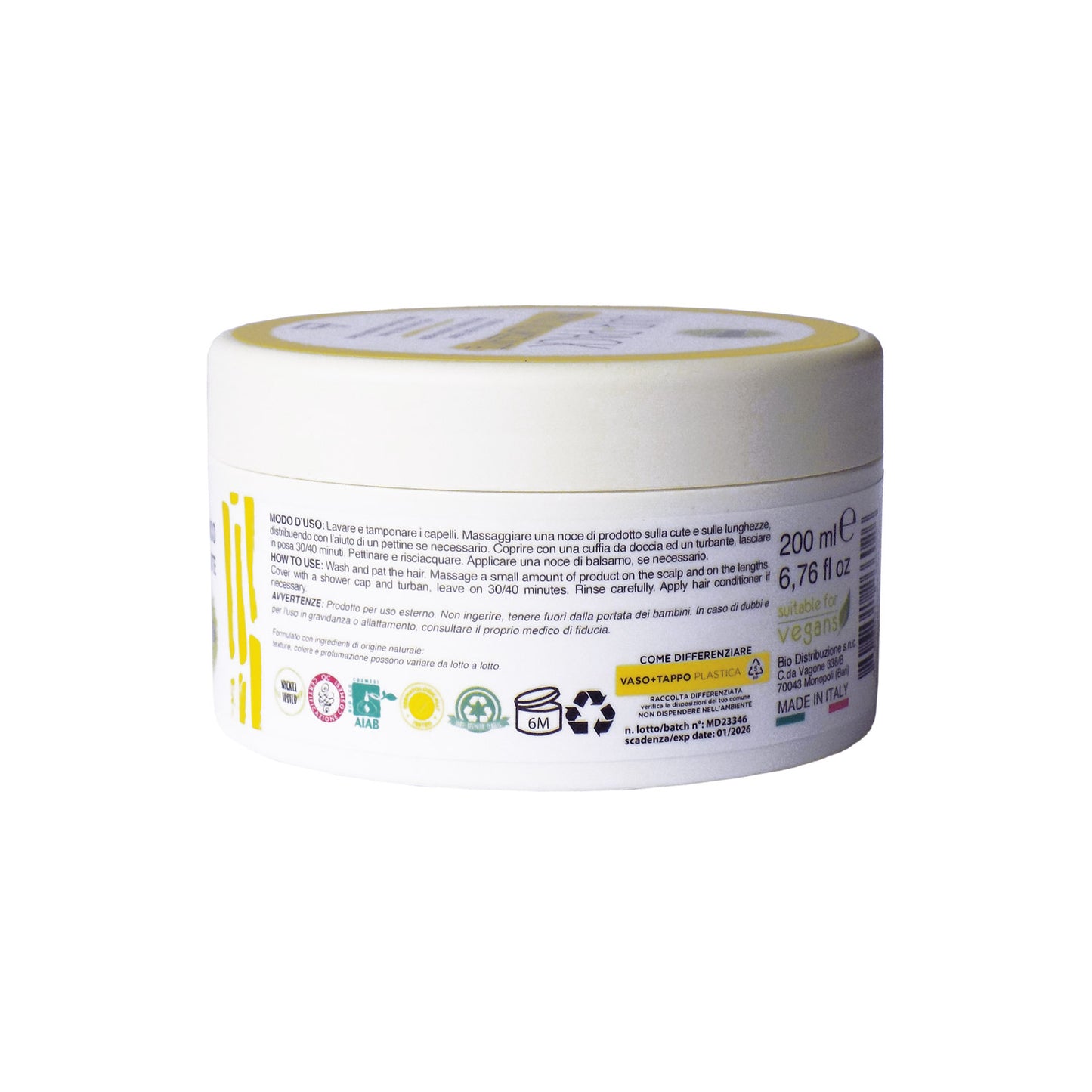 HAIR PACK ARIA impacco capelli volumizzante e condizionante