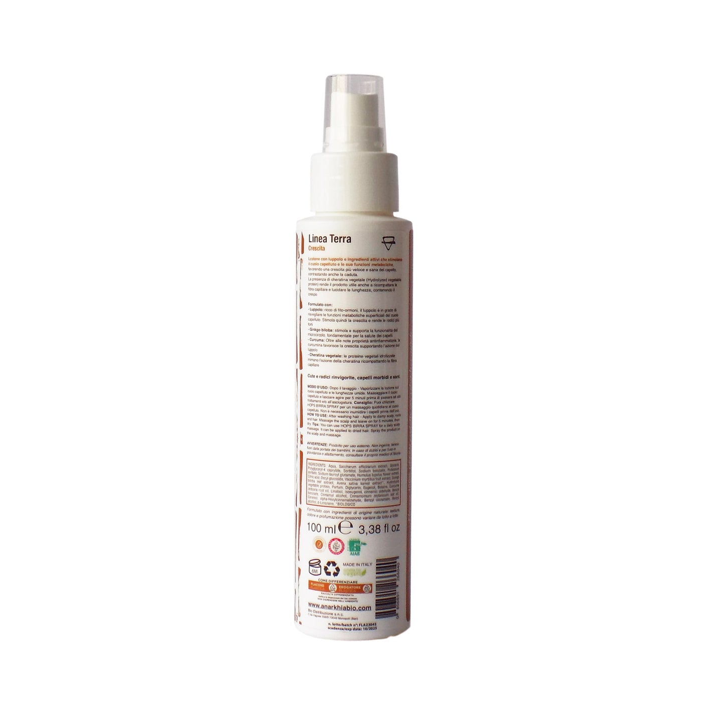 Hops Birra Spray Birra Stimolante cuoio capelluto