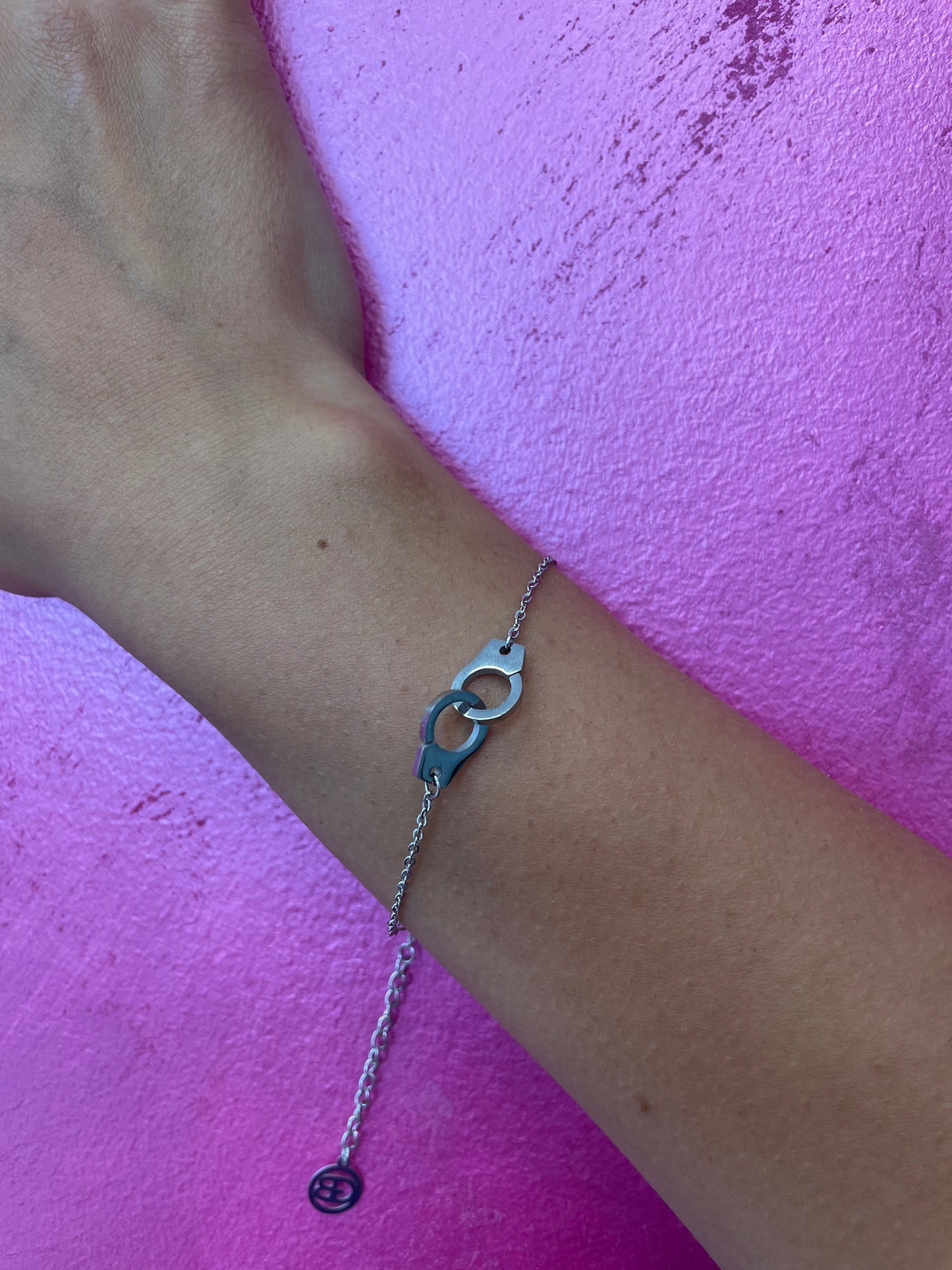Silver Handcuff.