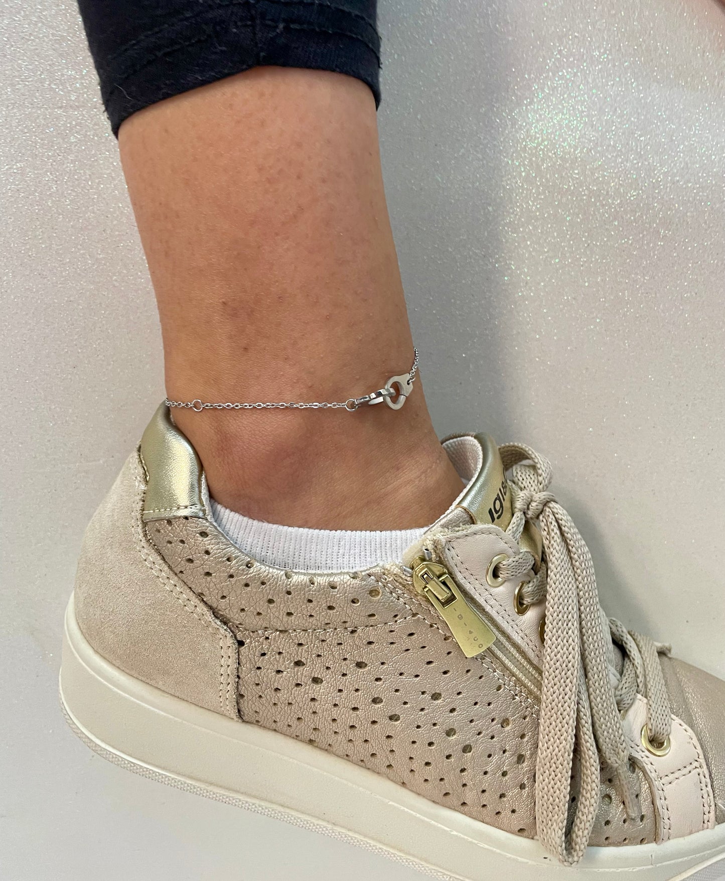 Silver Handcuff.