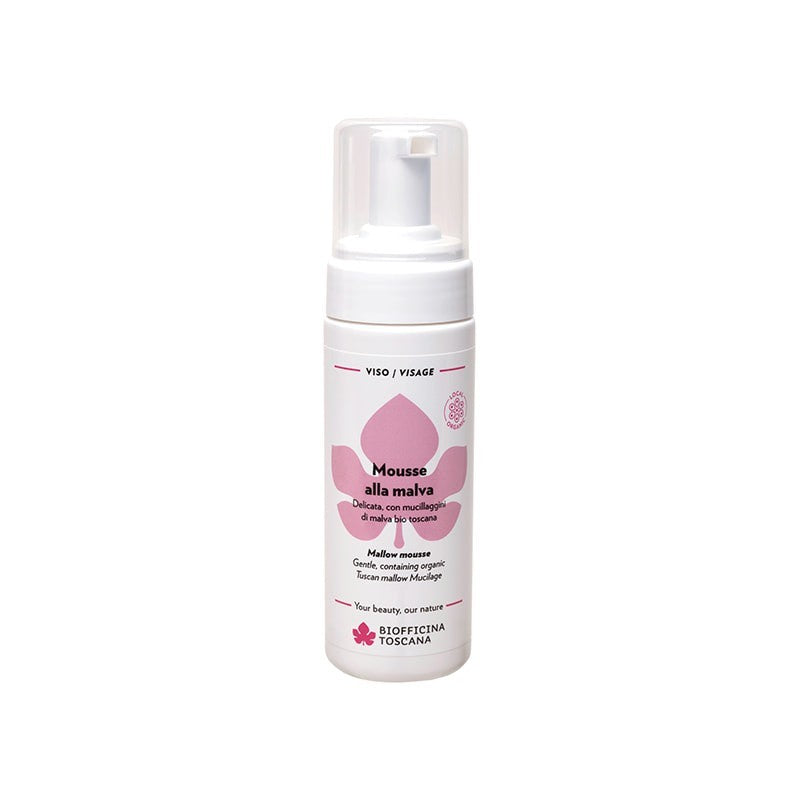 Mousse detergente alla malva