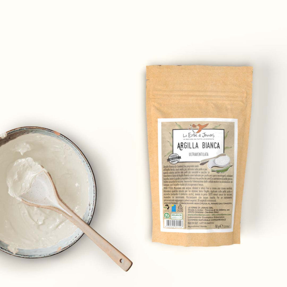 Argilla Bianca Ultraventilata 250 gr