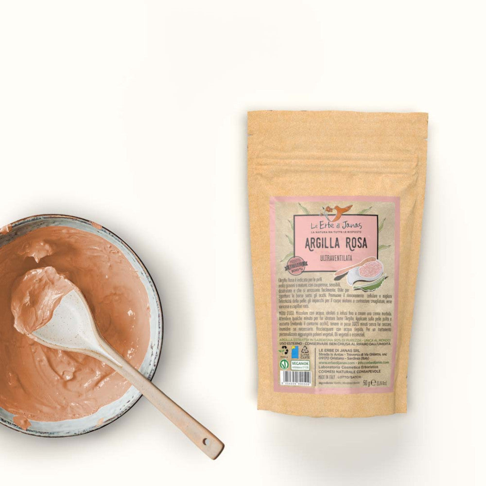 Argilla rosa 50 gr bio