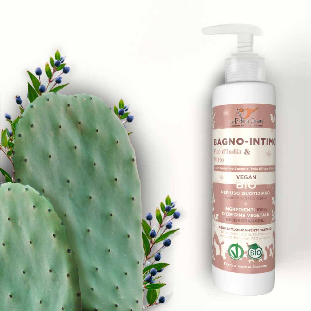 Detergente intimo al fico d'india e mirto bio