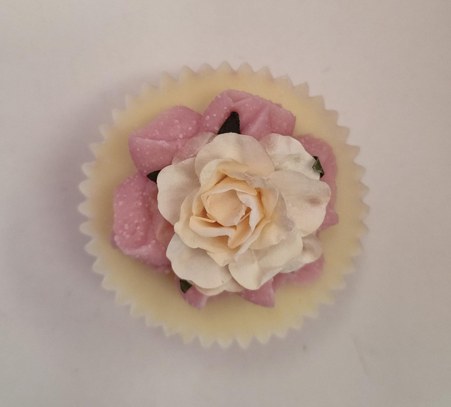 Cupcake burri da bagno Cherry Blossom (rosa gialla)
