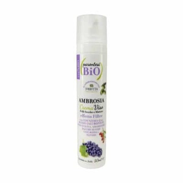 Ambrosia crema viso anti age pelli mature e secche effetto filler