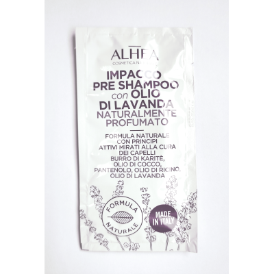 Impacco pre shampoo monodose alla lavanda