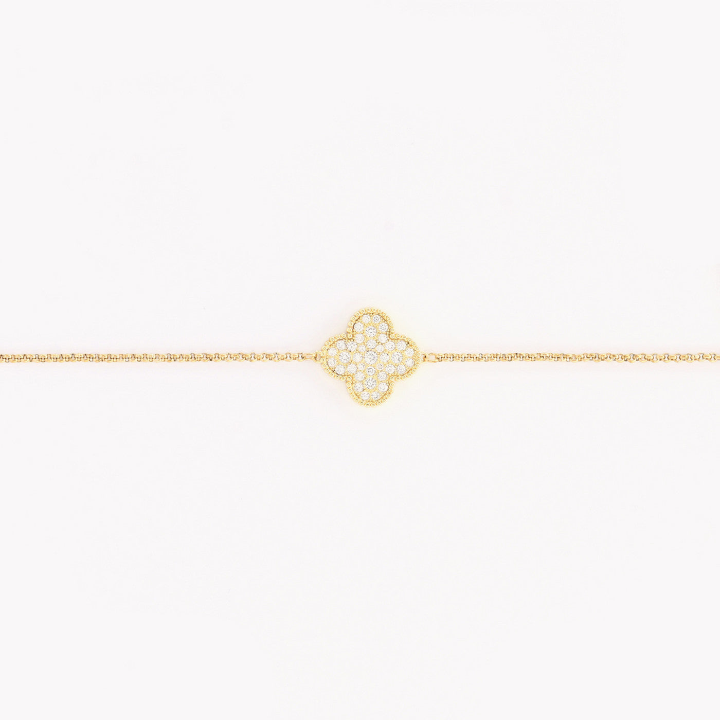 Bracciale quadrifoglio