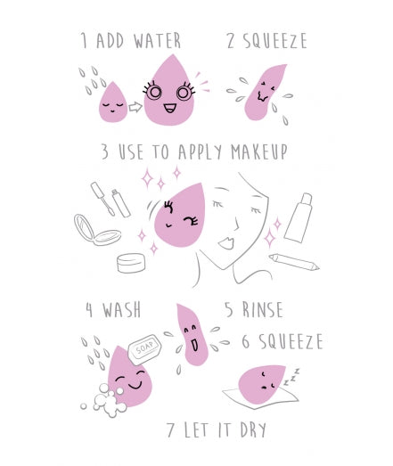 Blending Drop Spugnetta per fondotinta e make up viso.