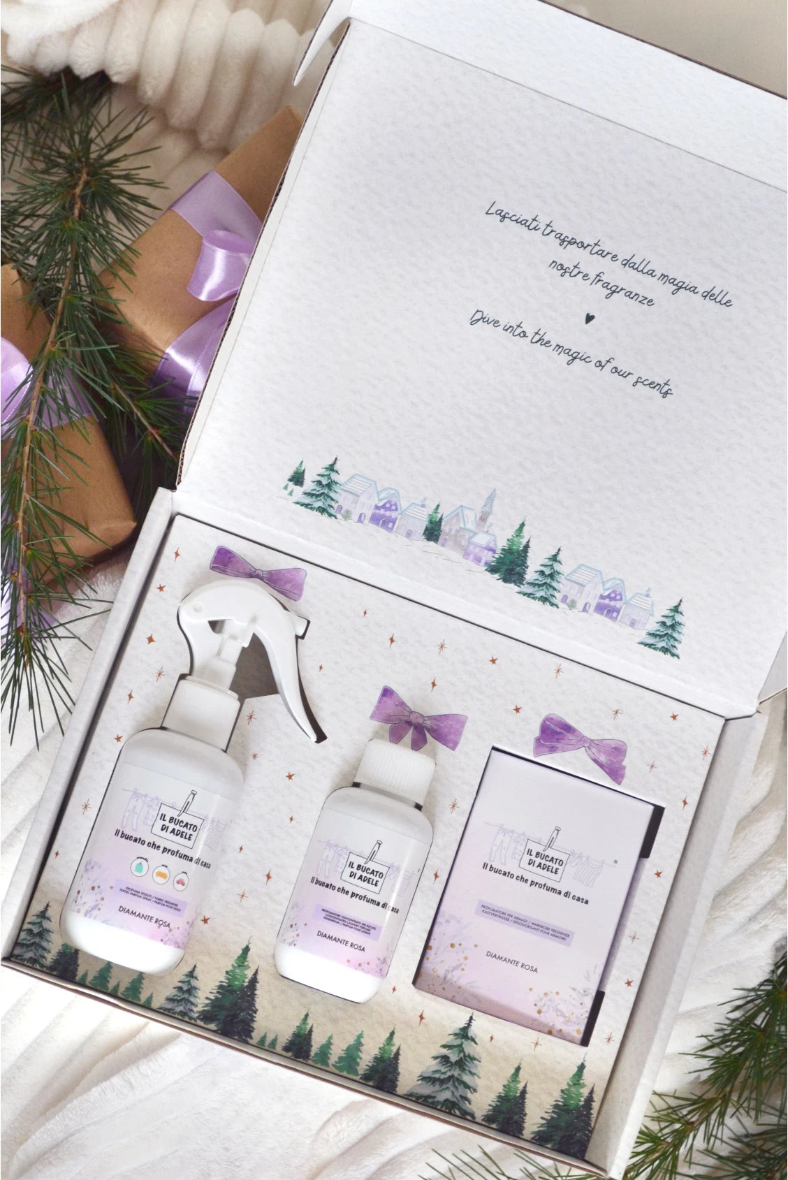 Kit regalo DIAMANTE ROSA (EDIZIONE LIMITATA NATALE 2025)