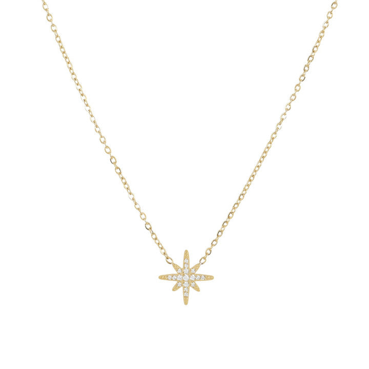 Collana stella singola dorata