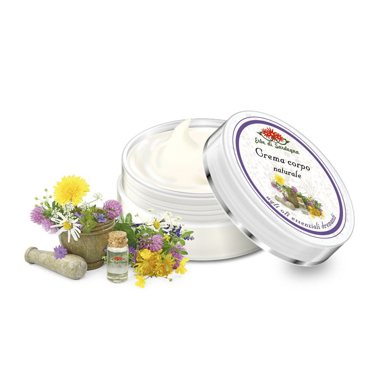 Crema corpo naturale agli oli essenziali drenanti