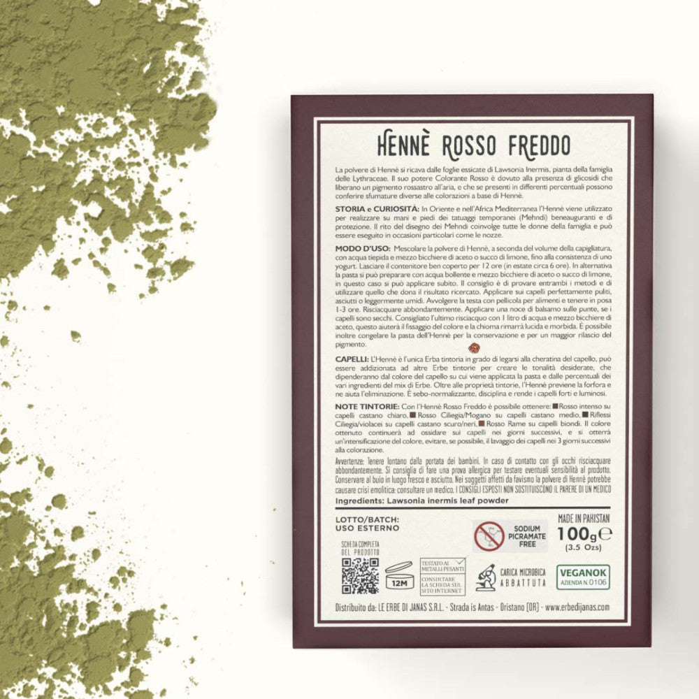 Hennè Rosso Freddo BIO