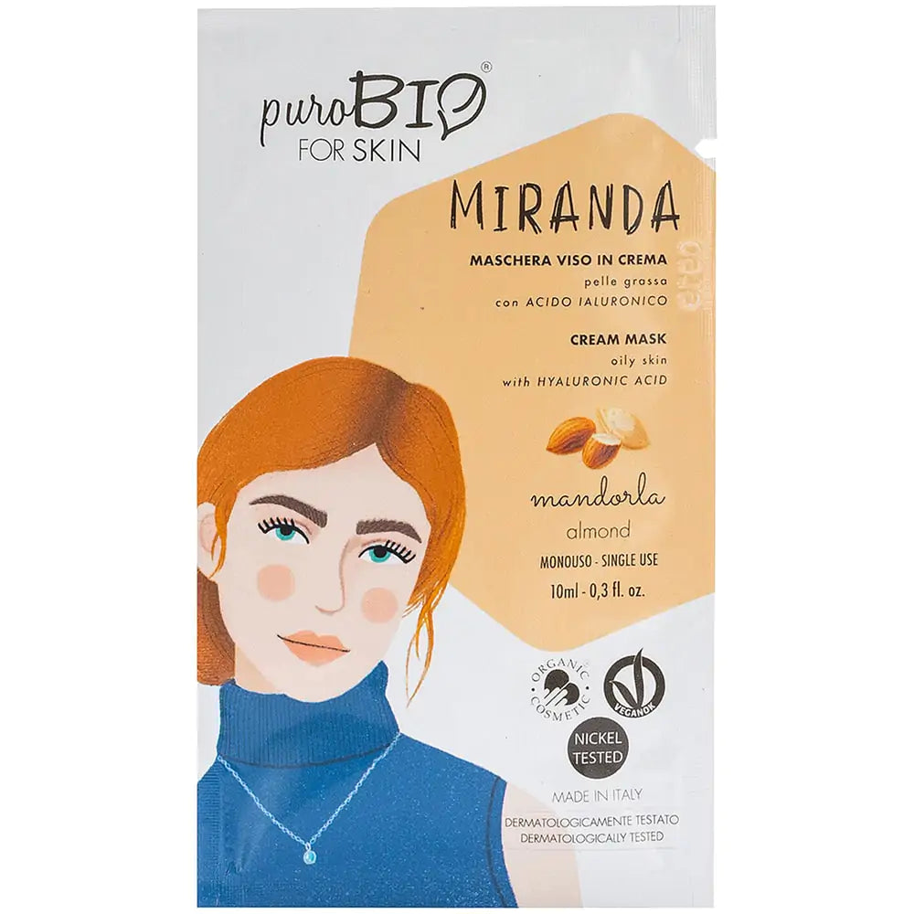 Maschera viso in crema MIRANDA per pelli grasse