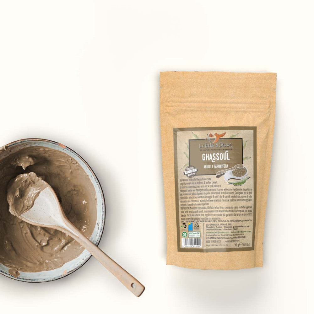 Ghassoul bio argilla saponifera 250 gr