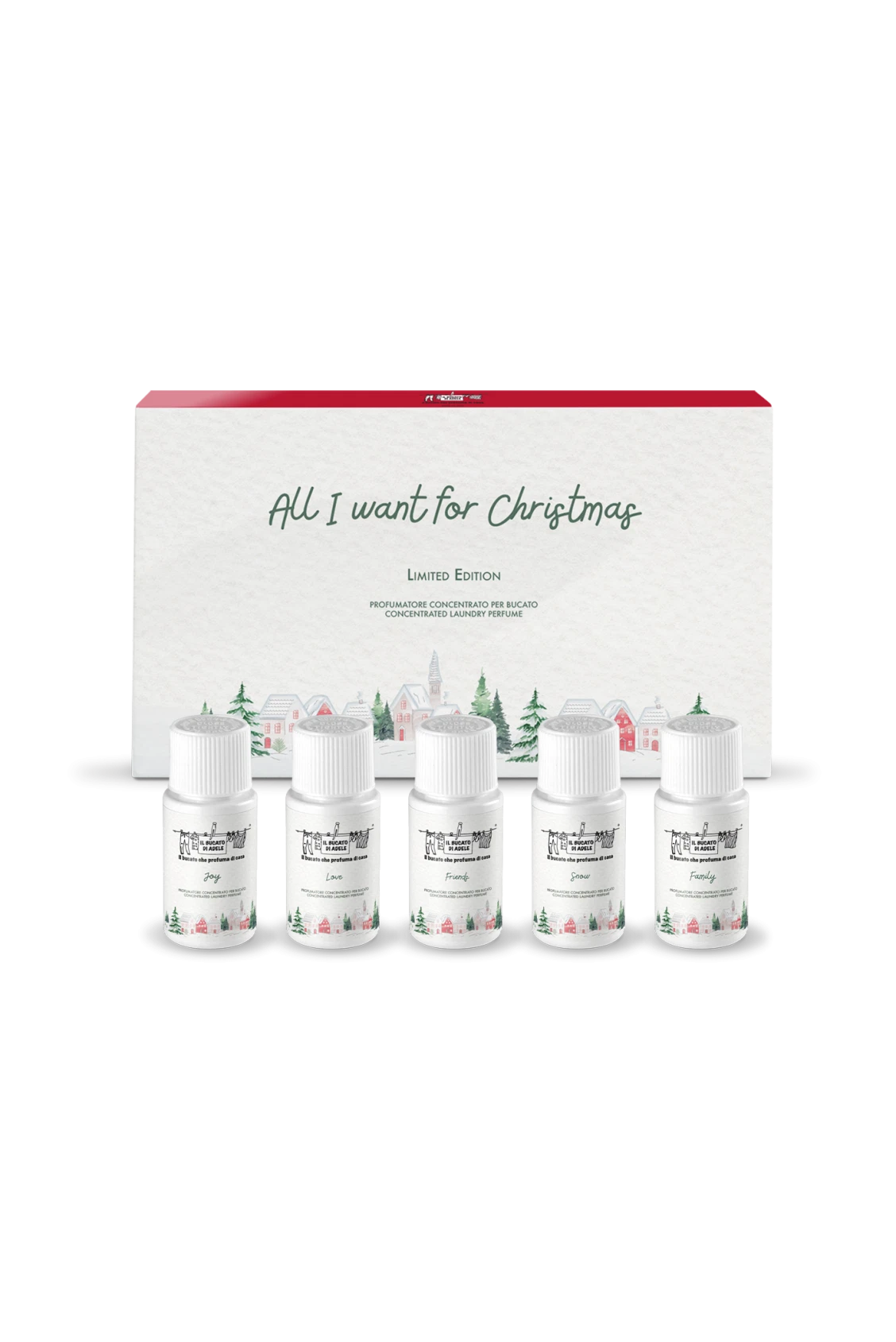 Kit 5 fragranze natalizie per il bucato (EDIZIONE LIMITATA NATALE 2025)