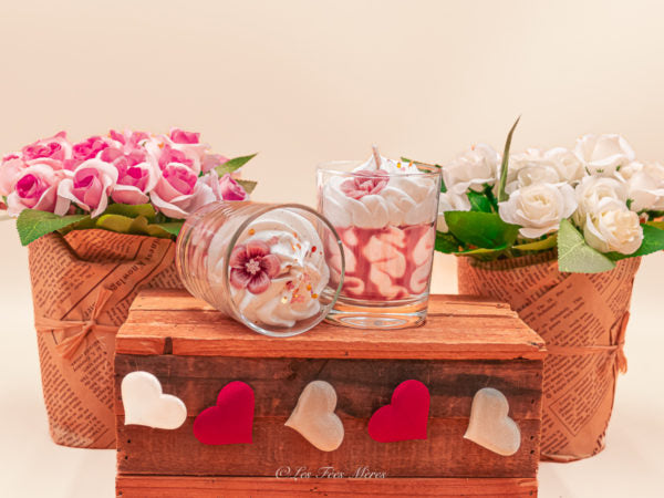 Candela gourmet mini fiore di ciliegio