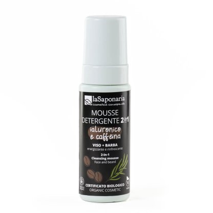Mousse detergente viso + barba (Linea Uomo)