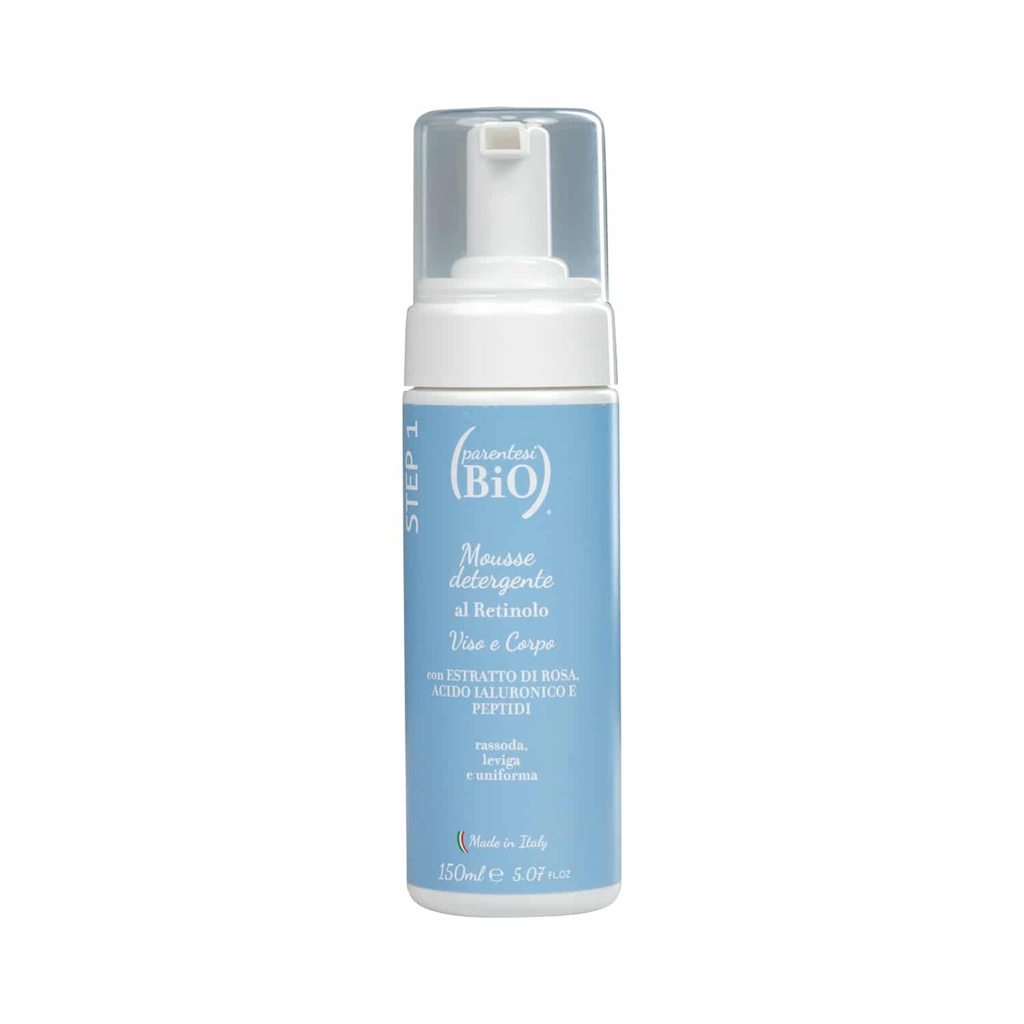 Mousse detergente viso al retinolo