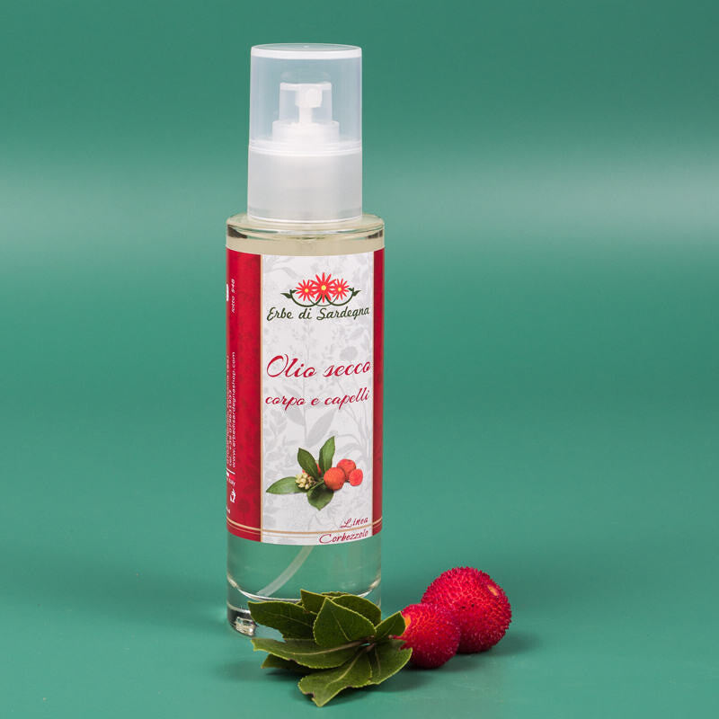 Olio secco corpo e capelli al corbezzolo