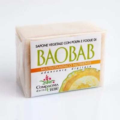 Sapone Vegetale con polpa e foglie di Baobab 150gr