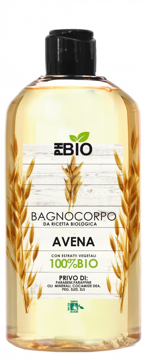 Bagnoschiuma biologico all'avena