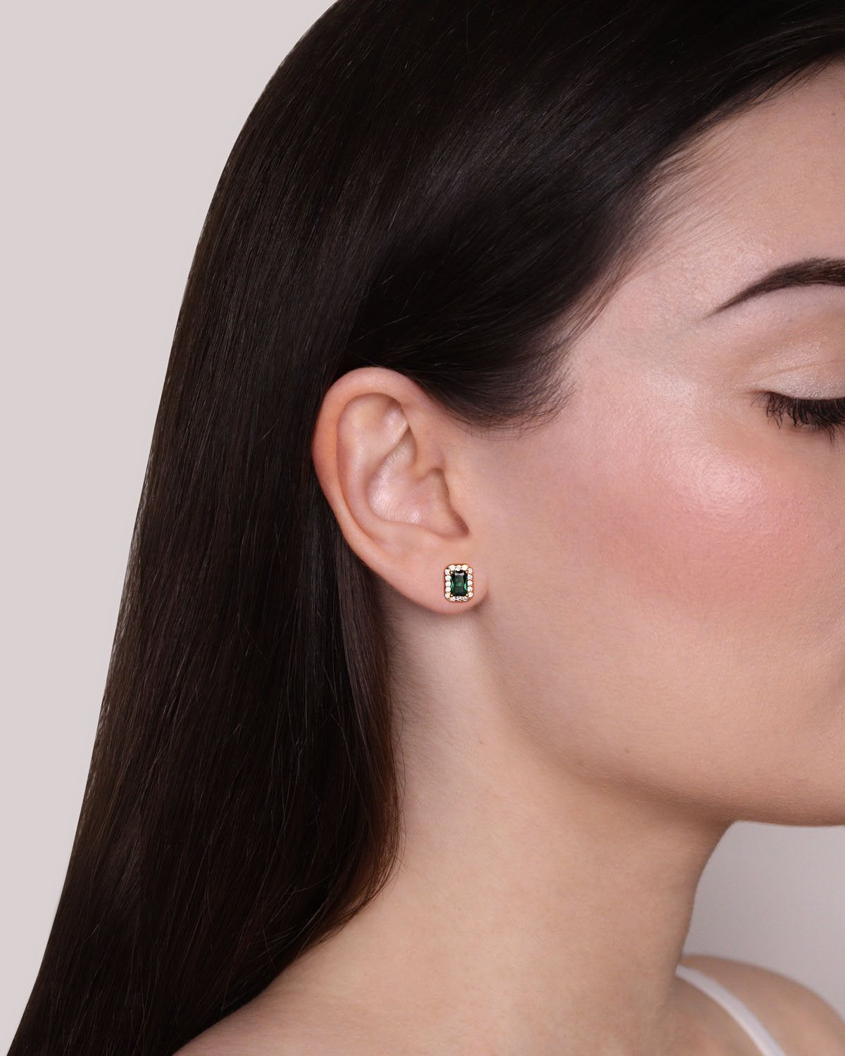 Orecchini Anastasia Oro Verde