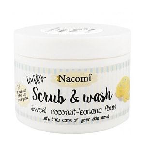 Scrub banana e cocco con effetto peeling