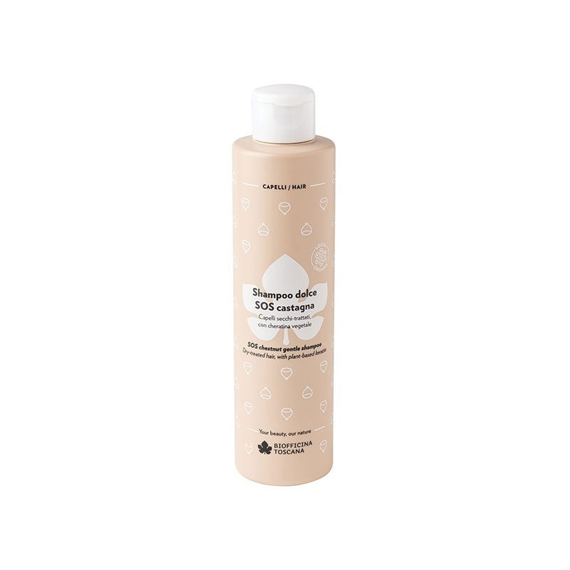 Shampoo dolce SOS castagna per capelli secchi e trattati