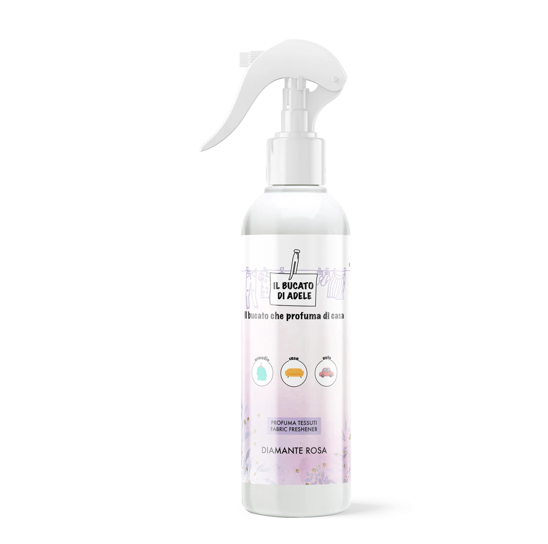 Profuma tessuti spray DIAMANTE ROSA
