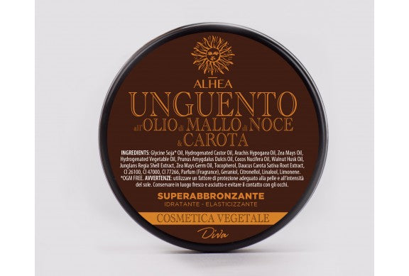 UNGUENTO SUPERABBRONZANTE - mallo di noce e carota