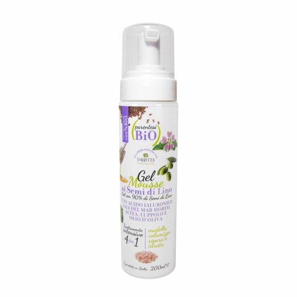 Gel mousse ai semi di lino