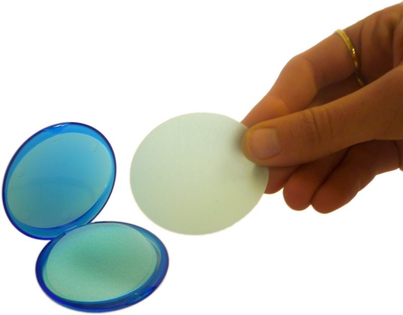 Fogli di sapone per le mani al mirtillo