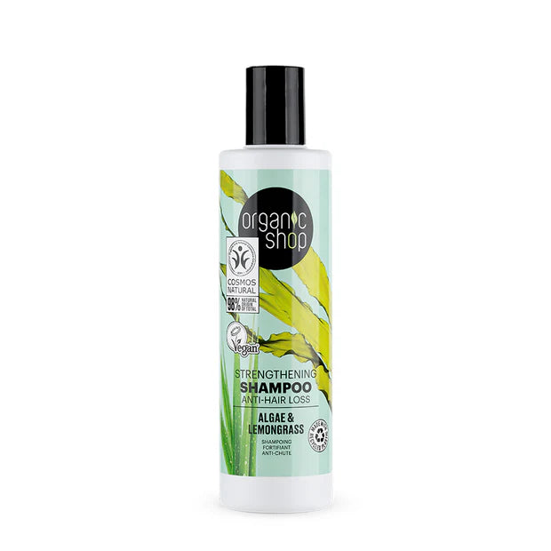 Shampoo rinforzante alle alghe e citronella