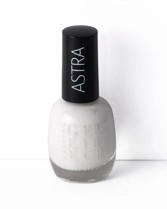 Smalto bianco effetto gel