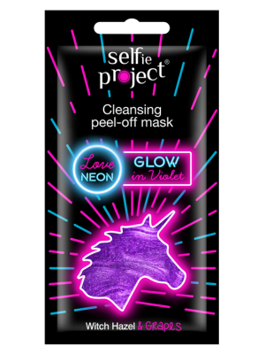 Maschera detergente al neon GlowInViolet