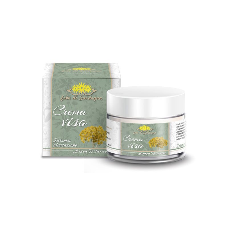 Crema viso Elicriso intensa idratazione - Erbe di Sardegna