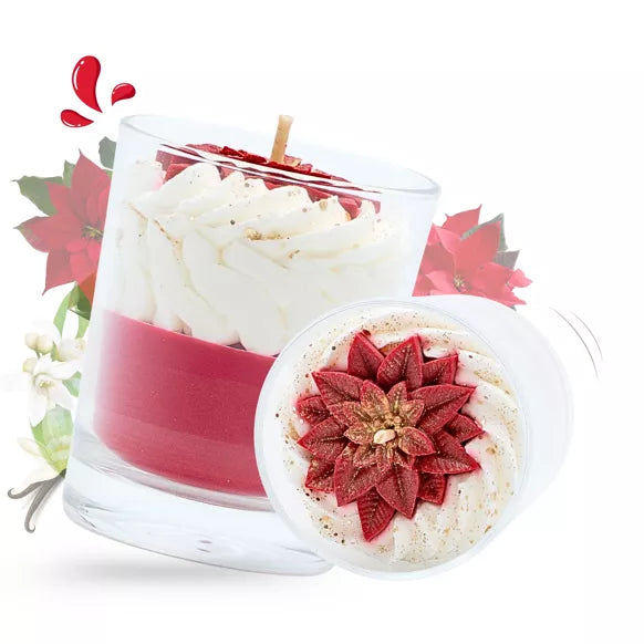 Candela gourmet stella di natale