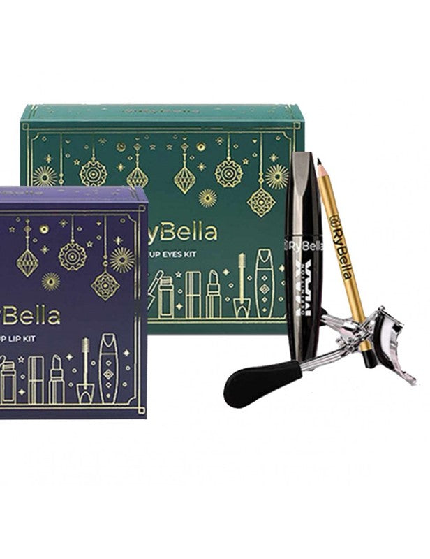 Kit occhi Rybella mascara + piegaciglia + matita nera