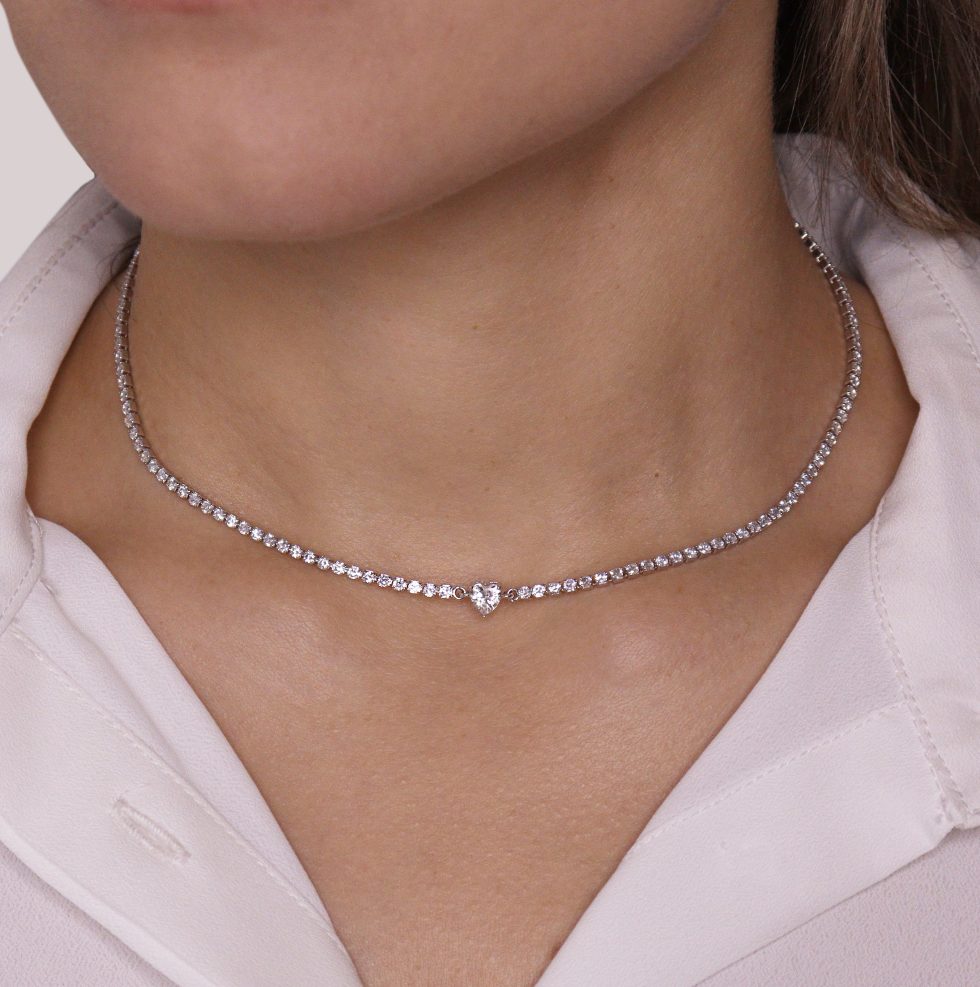 Collana con zircone Clara