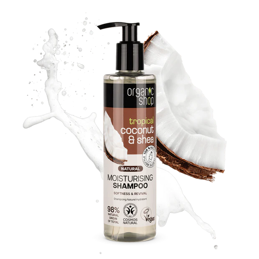Shampoo al cocco e karité idratante e riparatore