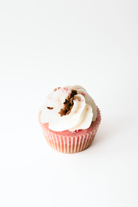 Cupcake bagnoschiuma "stelle nella notte"