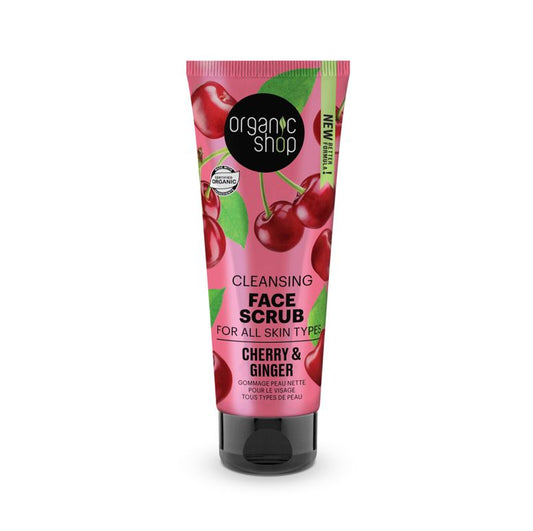 Scrub viso ciliegia e ginger