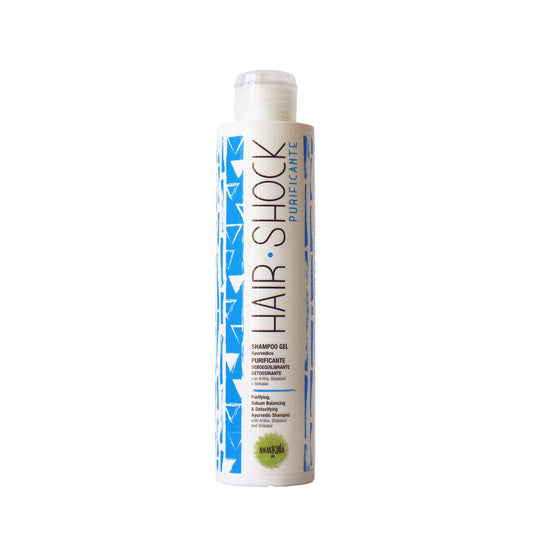 HAIR SHOCK ACQUA Shampoo GEL ayurvedico PURIFICANTE