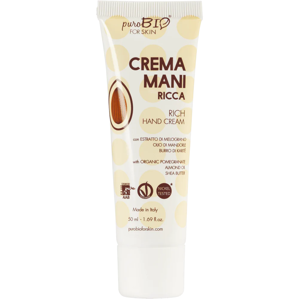 Crema mani ricca puroBIO